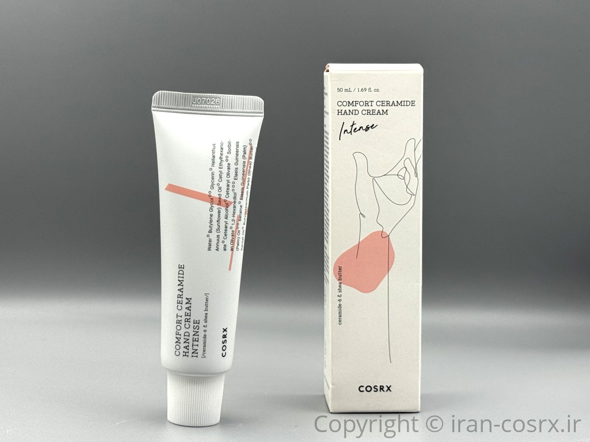 کرم دست کامفورت سرامید اینتنس کوزارکس + نرم کننده و مرطوب کننده قوی + اصل کره
