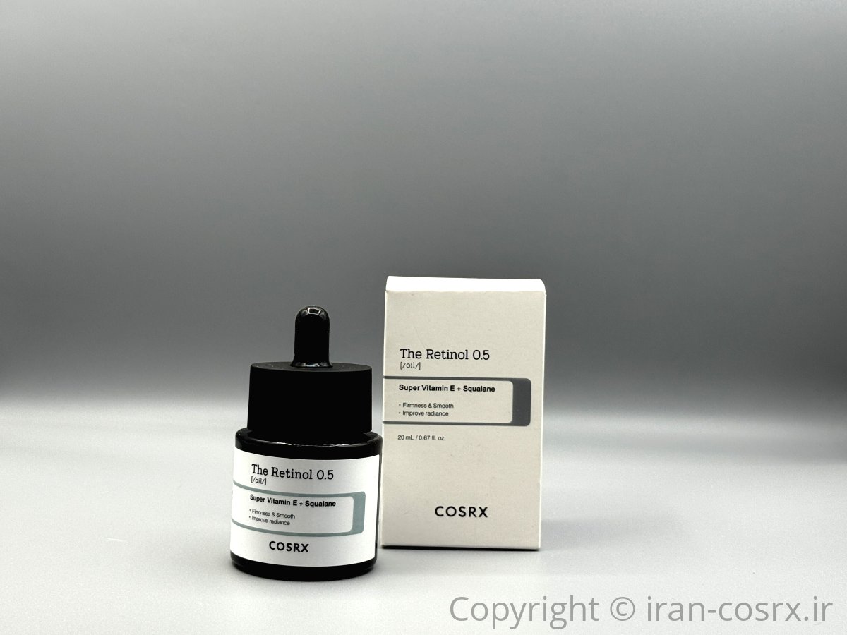 سرم رتینول کوزارکس روغنی 0.5 (کاهش چین و چروک و ضد آکنه) + اصل کره